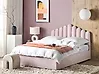 Ottoman Bed VINCENNES Velvet Pastel Pink 180 x 200 cm (EU Super King)