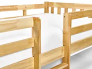Mid Sleeper Bed Wood SUSVILLE 90 x 200 cm (EU Single) Light Brown_935481