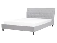 Bed Fabric SAVERNE 160 x 200 cm (EU King Size) Light Grey_708192