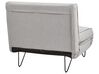 Conjunto de sala de estar de tela gris claro VESTFOLD_930478