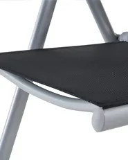 Set of 6 Garden Chairs CATANIA Metal Black_705103