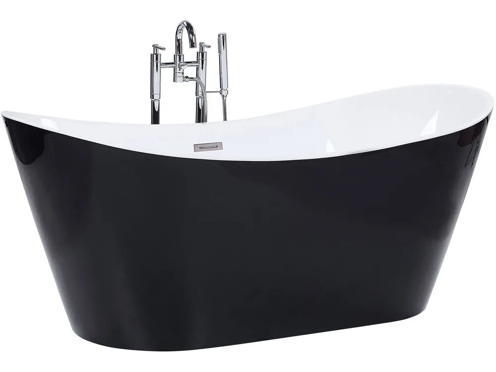 Freestanding Bathtub ANTIGUA 1600 x 760 mm Black_797657