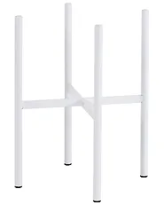 Magasított virágállvány GENTIANELLA 31 cm Fém Fehér_1190784
