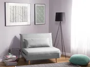 Single Sofa Bed SETTEN Fabric Light Grey_699482