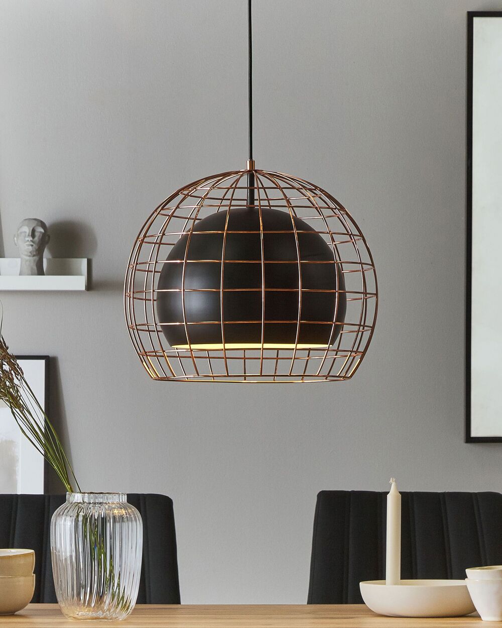 Pendant Lamp LIRI Metal Black