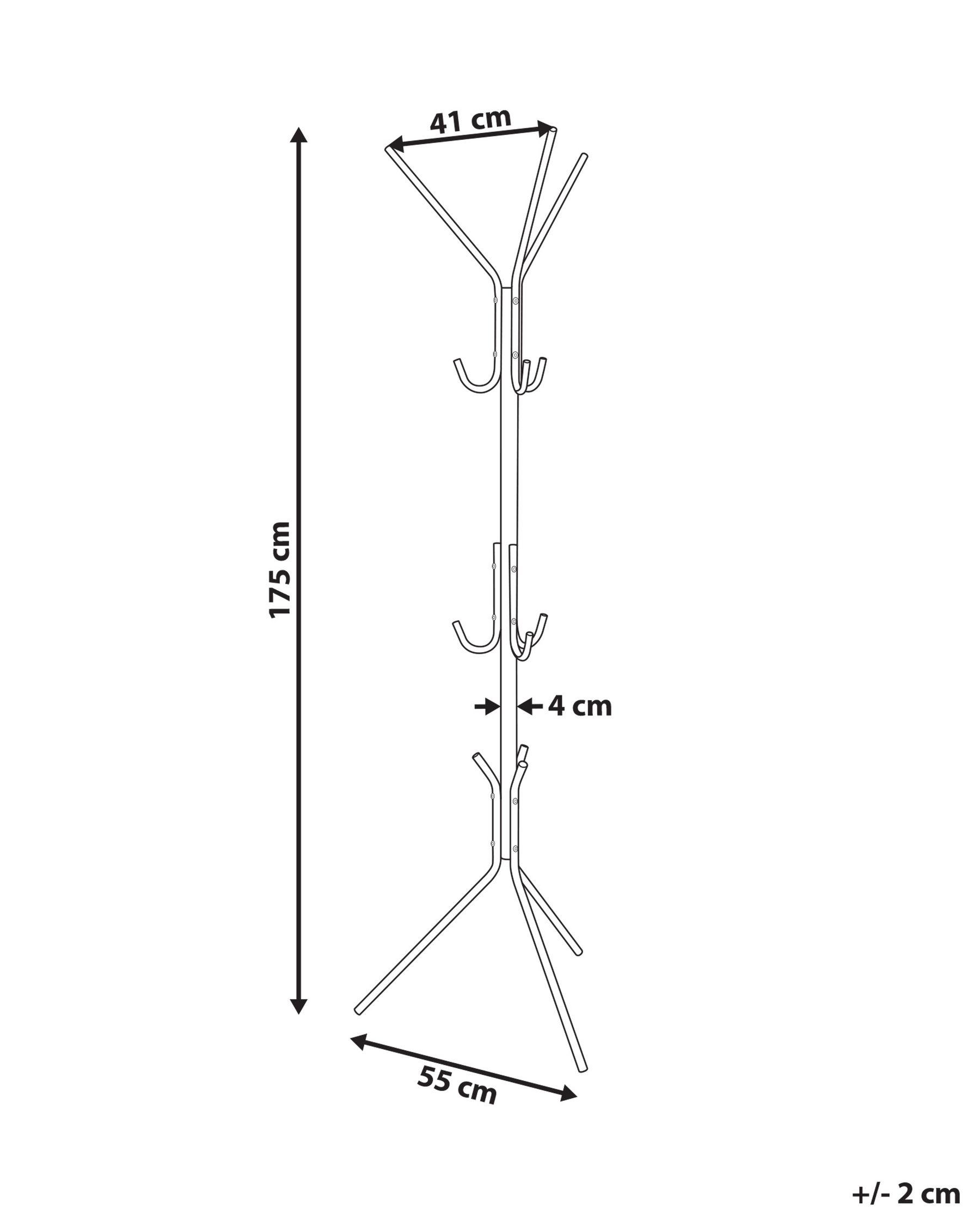 Coat Stand Black ALMENA_939492
