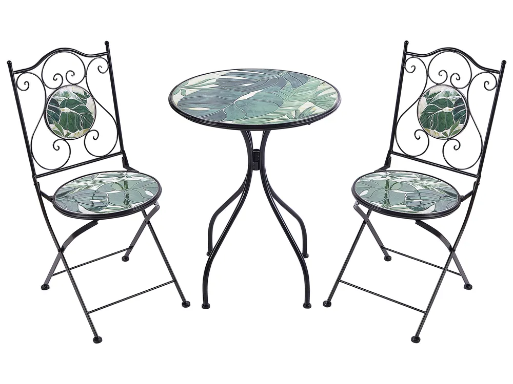 Set bistrot Pieghevole COZZANA Metallo Nero_1025532