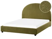 Waterbed Boucle VAUCLUSE 140 x 200 cm (EU Double) Olive Green_977634