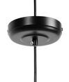Lampe suspension en métal noir LEMME_684204