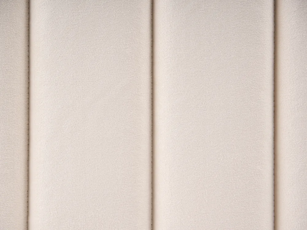 Ottoman Bed LUNAN Velvet Beige 120 x 200 cm (EU Small Double)_1051365