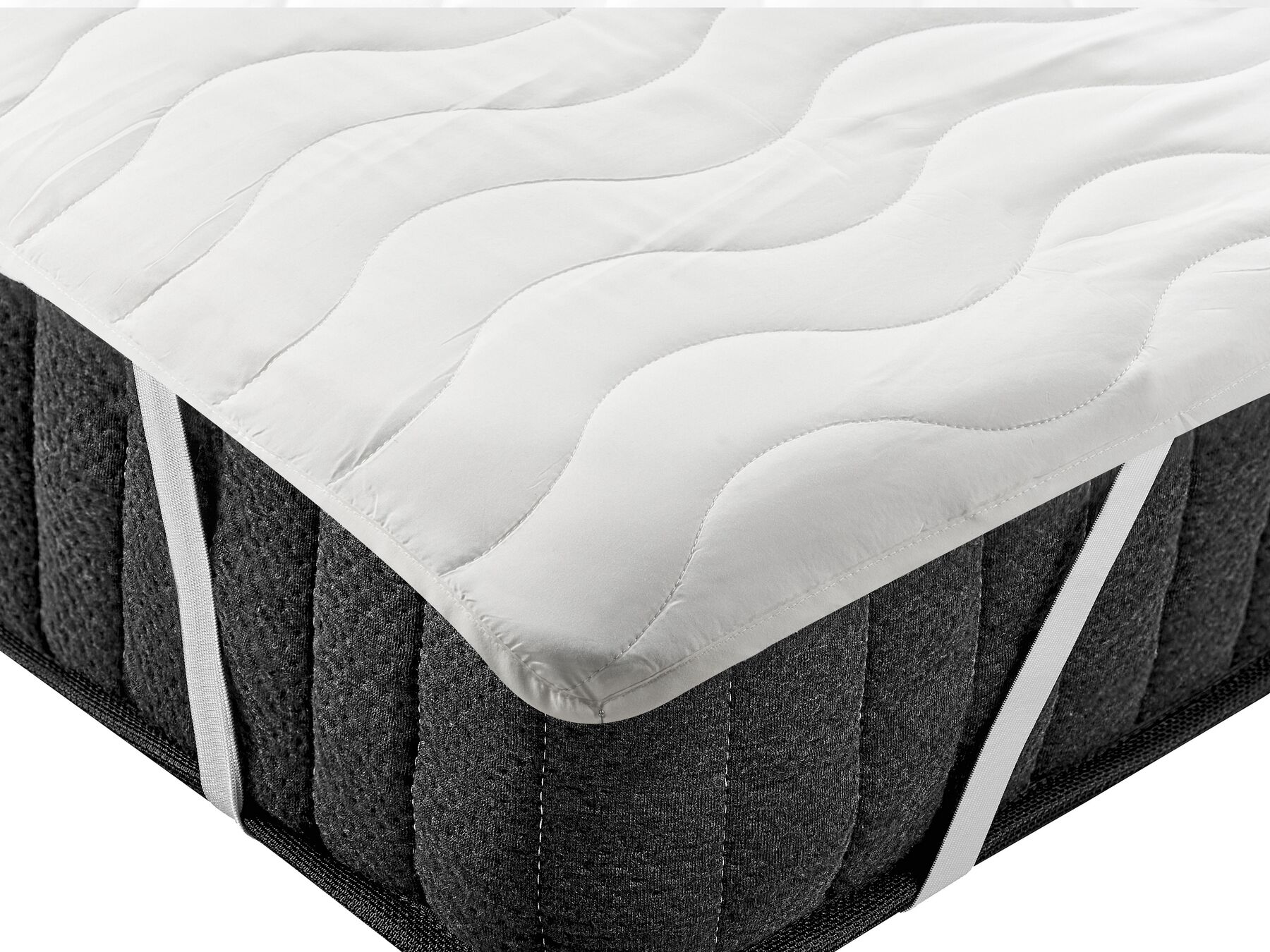 Microfibre King Size Mattress Protector 160 x 200 cm RUEN_878124