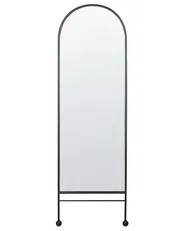 Lustro ścienne JARNAGES 45 cm 145 cm Metal Czarny_900648