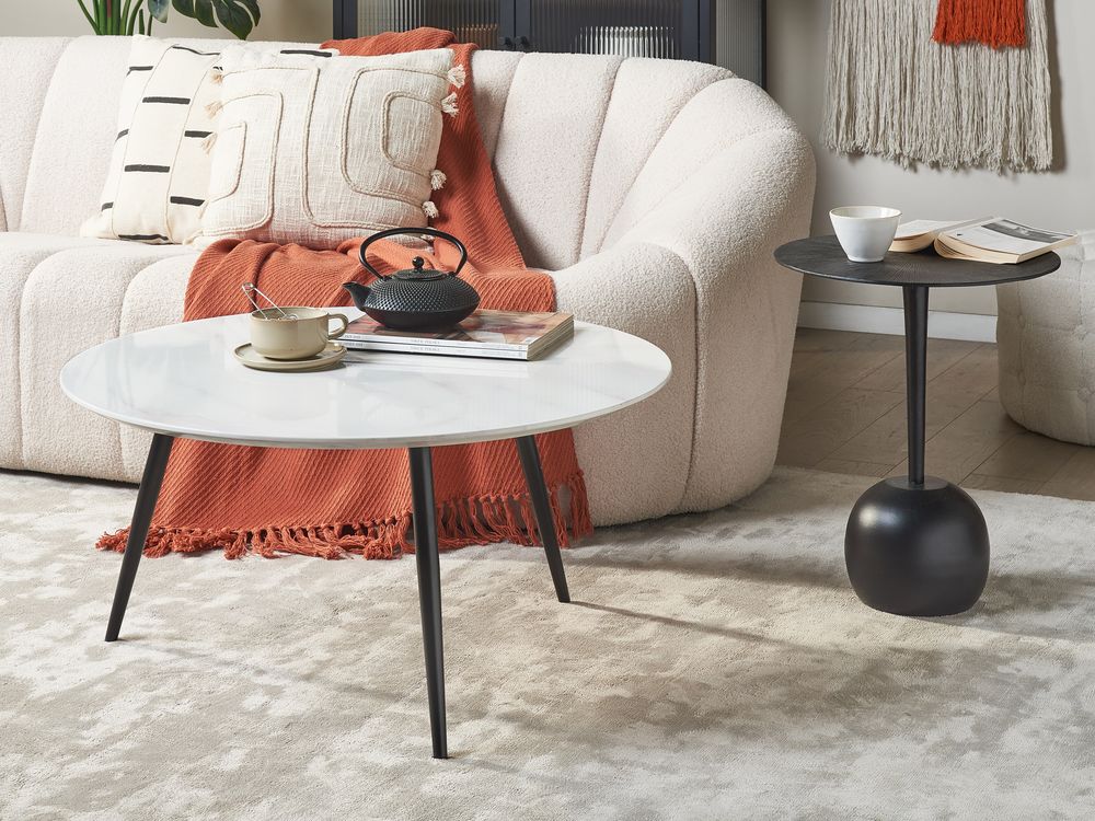 Mesa de centro EFFIE Mármore branco