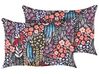 Lot de 2 coussins d'extérieur à motif floral multicolores 40 x 60 cm CASTELARO_882761