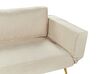 2-Sitzer Schlafsofa Stoff beige SAARELA_932773