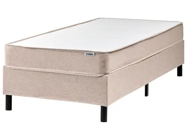 Beliani Coton ciré Surmatelas 90 x 200 cm MANASLU | Leroy Merlin