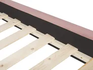 Bett mit Lattenrost Samtstoff AVALLON 160 x 200 cm Rosa_694447