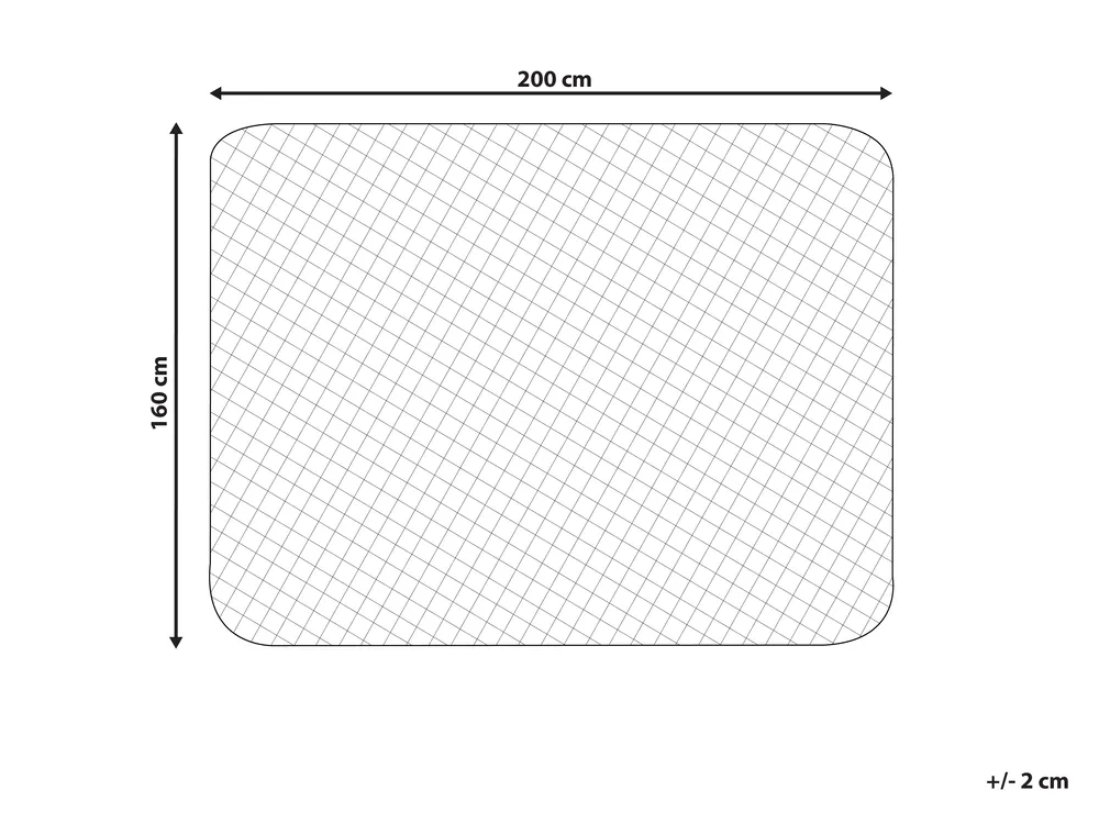 Ochraniacz na materac z poliestrem VILLUERCA 160 x 200 cm_823270