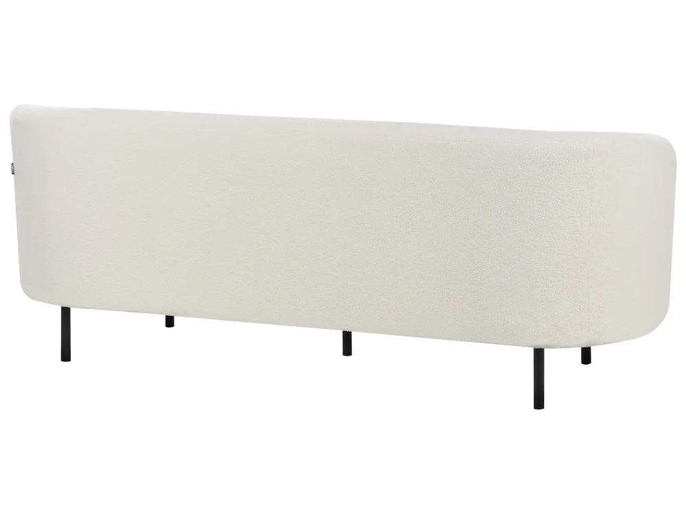 Sofa 3 Seater LOEN Boucle White_920388