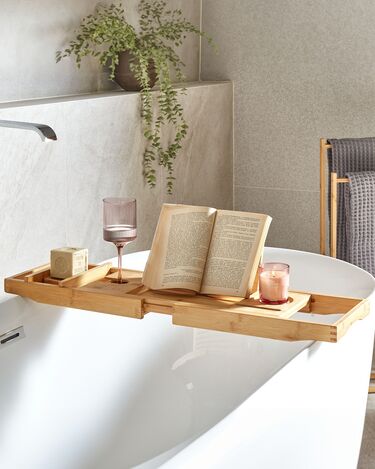 Bamboo Bathtub Tray Light Wood LOWES