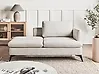 Right-Hand Chaise Longue SIEVOZ Fabric Light Beige