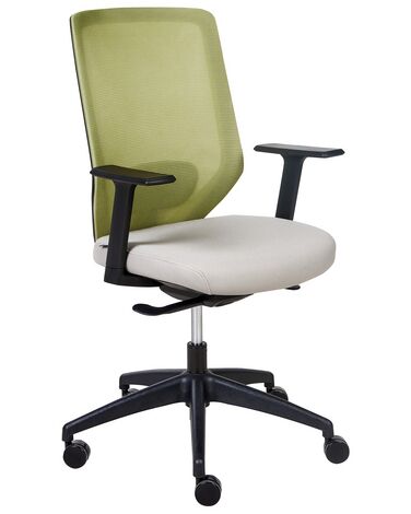 Krzesło biurowe regulowane zielone VIRTUOSO 