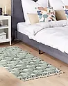 Rug KARS Green 80 x 150 cm Cotton