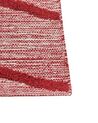 Alfombra de algodón rojo 80 x 150 cm SIVAS_839711