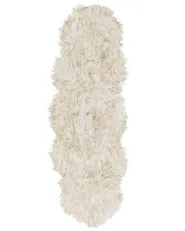 Faux Fur Rug MAMUNGARI Beige 60 x 180 cm_822124