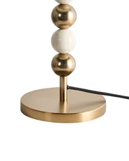 Lampada da tavolo LOKY Metallo Ottone/Beige_1024663