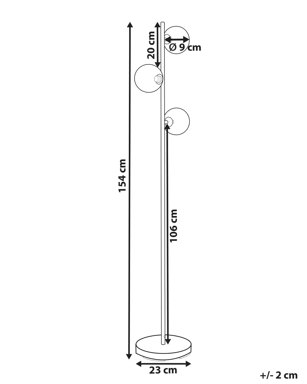 Floor Lamp RAMIS Metal Gold_841500