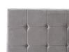 Velvet EU King Size Bed Grey AMBERT_786692