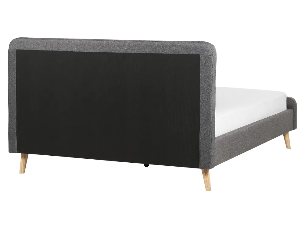 Bed Fabric RENNES II 160 x 200 cm (EU King Size) Dark Grey_875509