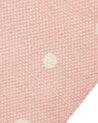 Alfombra de algodón rosa/blanco/negro 80 x 150 cm PENGKOL_866816