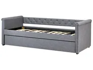 Trundle Bed Fabric LIBOURNE 90 x 200 cm (EU Single) Dark Grey_729643