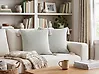 Set of 2 Decorative Cushions HAKONE 42 x 42 cm Mint Green Geometric Pattern
