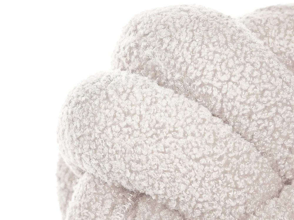 Set of 2 Decorative Cushions MALNI 19 x 19 cm Boucle Off-White Solid_854885