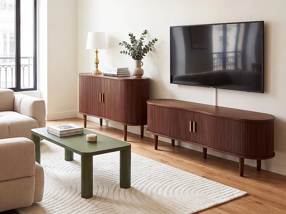 TV Stand LAURA Dark Brown_1166656