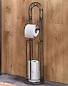 Stojak na papier toaletowy TEMUCO Metal Czarny