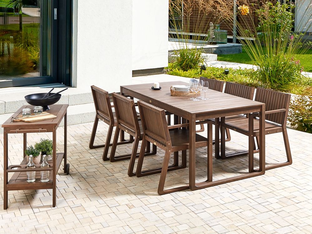 Acacia wood garden table hotsell