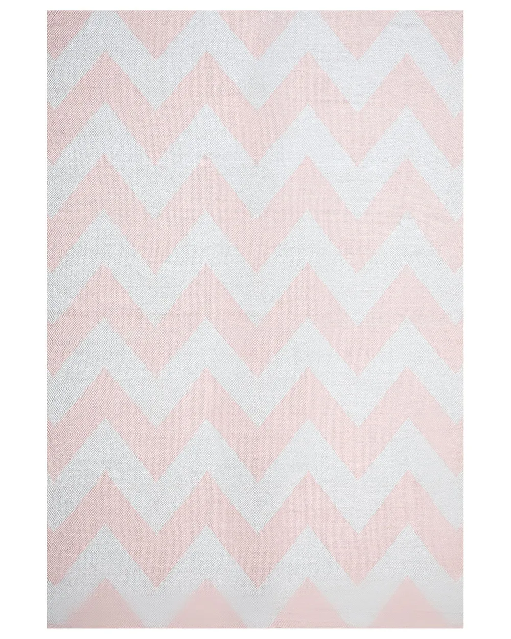 Krátkovlasý růžovo-bílý koberec KONARLI různé velikosti