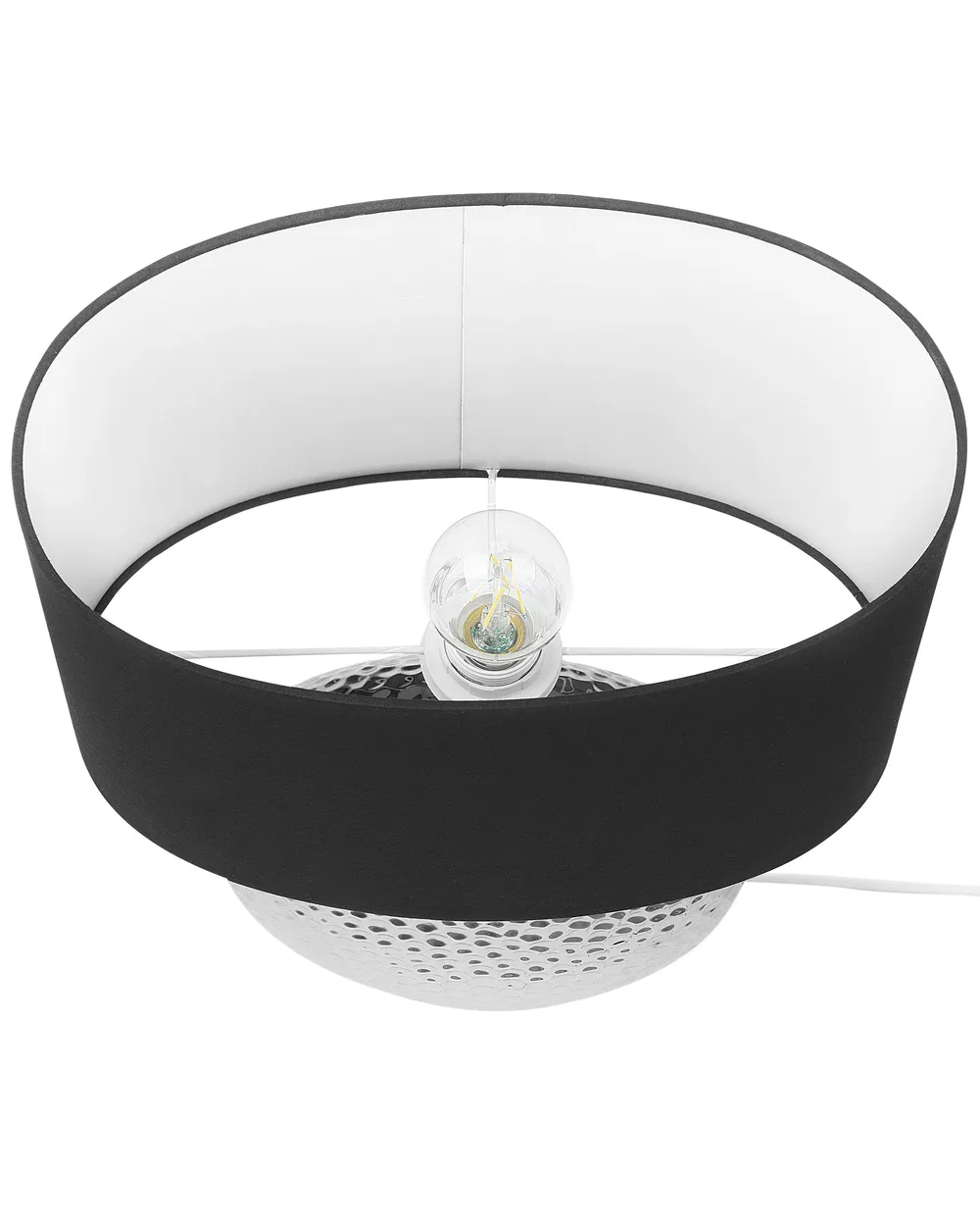 Beliani Lampada Da Tavolo LED Argento – Braccio Regolabile, Dimmabile Touch, 9W, 910 Lumen