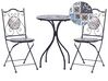 Metal Garden Bistro Set Black CIVITA_919781