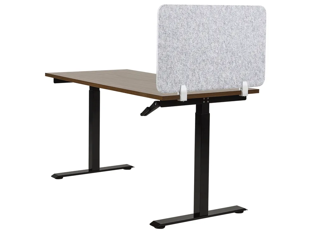 Desk Screen SPLIT 80 x 50 cm Grey_894520