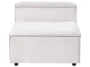 Modular Corner Sofa 5 Seater ARDAL Corduroy Off-White Right Hand_1008157