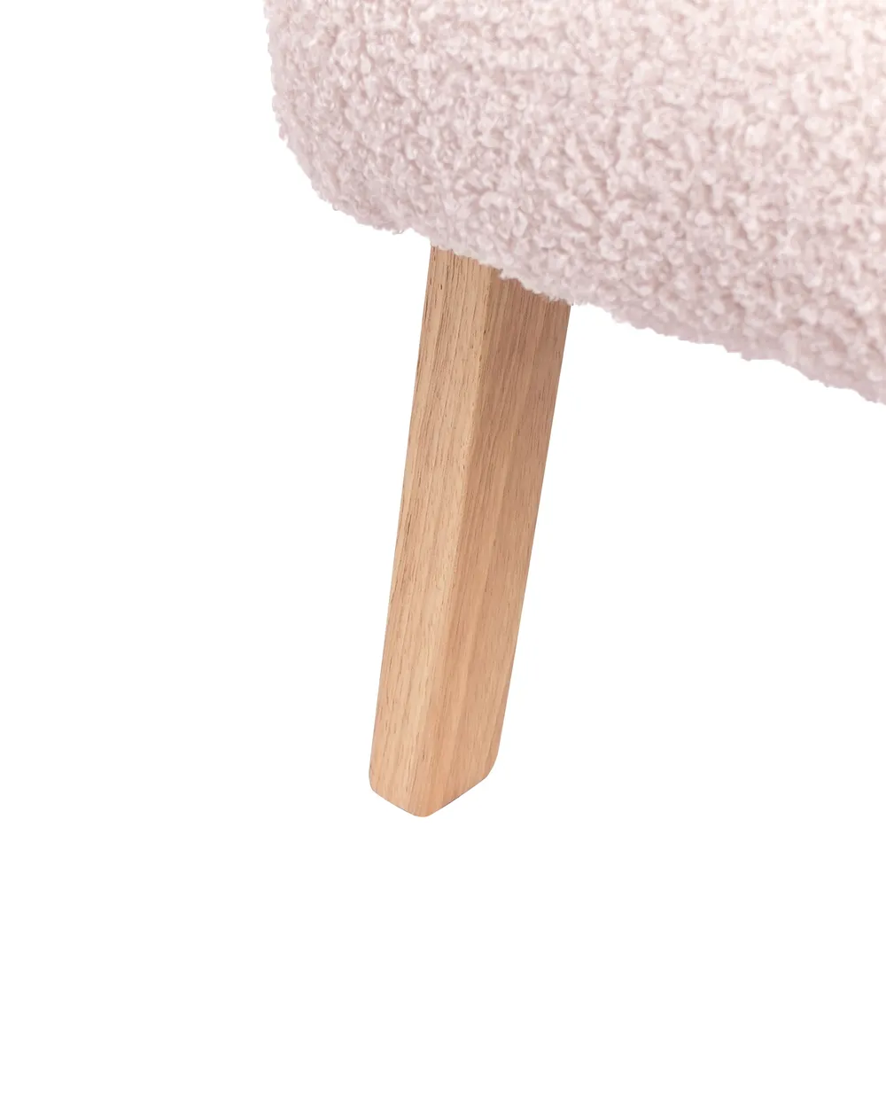 Poltrona per Bambini LINDE Bouclé Rosa pastello_989299
