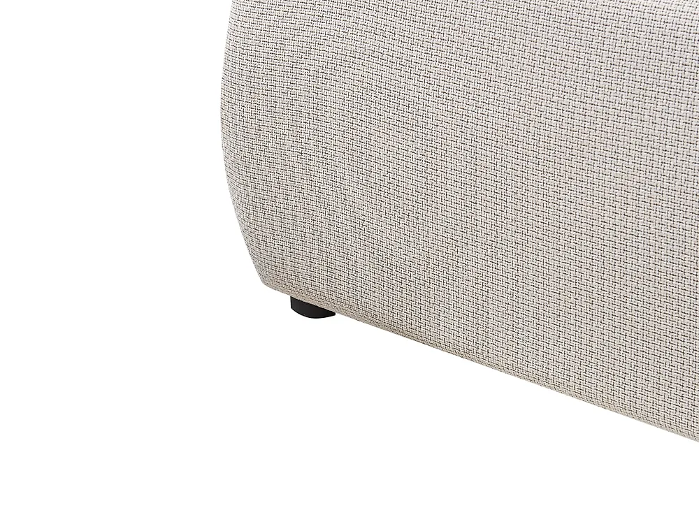 Letto Tessuto BAJONNA 160 x 200 cm Beige_1007145