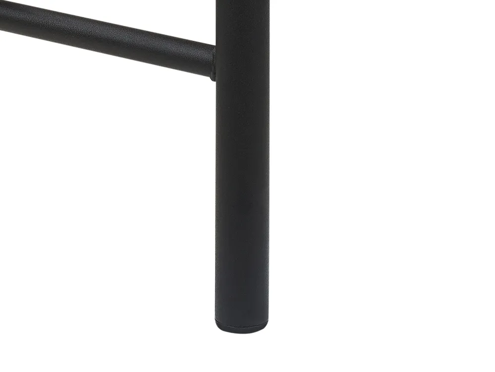 Bed Metal MAURESSAC 160 x 200 cm (EU King Size) Black_897384