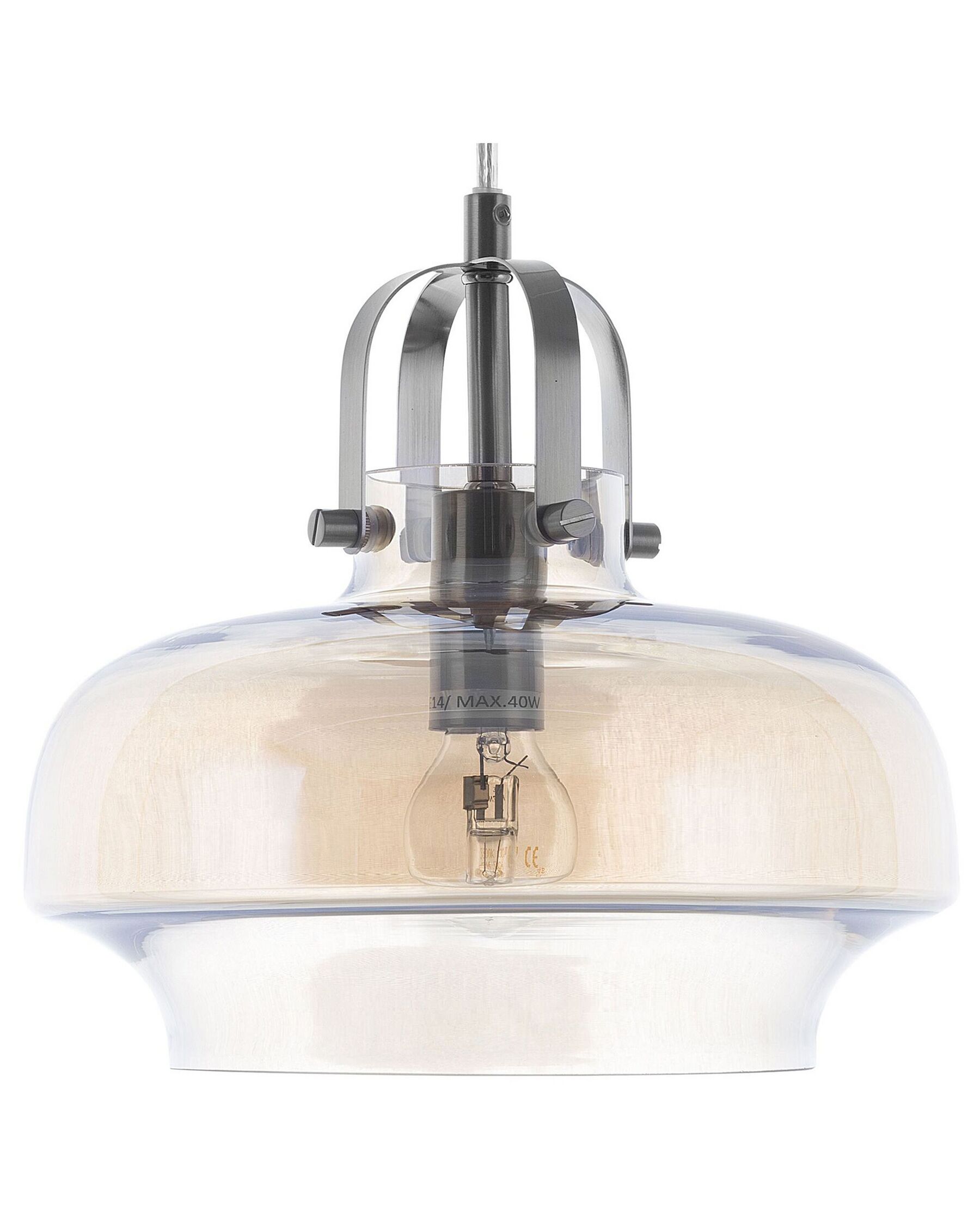 Lampe suspension doré transparent WILTZ_693940