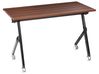 Scrivania pieghevole BENDI 120 cm 60 cm Marrone scuro